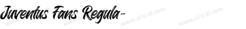 Juventus Fans Regula字体转换